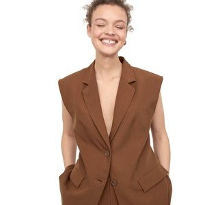 Fendi brown Sleeveless jacket